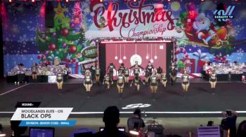 Woodlands Elite - OR - Black Ops [2024 L6 Senior Coed - Small] 2024 Spirit Celebration Christmas Grand Nationals