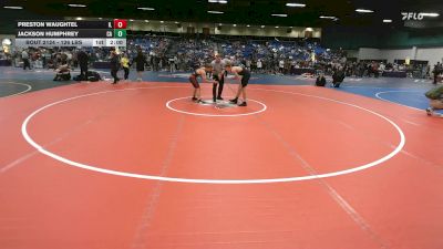 126 lbs Consi Of 128 #2 - Preston Waughtel, IL vs Jackson Humphrey, CA