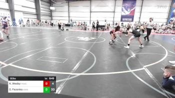 90 lbs Rr Rnd 2 - Kason Wesby, Team Nauman vs Daniel Fezenko, Iron Horse Wrestling Club