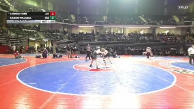 144-3A 1st Place Match - Cason Waddell, Upson Lee vs Tanner Hunt, Jefferson
