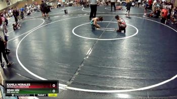 70 lbs Champ. Round 1 - Kamila Morales, Nevada Elite Wrestling vs Sean Hin, RED WAVE WC