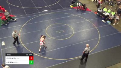 89 lbs Consi Of 32 #2 - Dane McMillon, Peters Twp. vs Ayden Blaut, Wallenpaupack