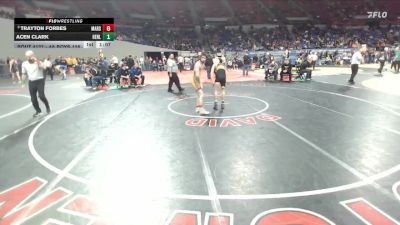 4A Boys 126 lbs Quarterfinal - Trayton Forbes, Marshfield Boys vs Acen Clark, Henley Boys