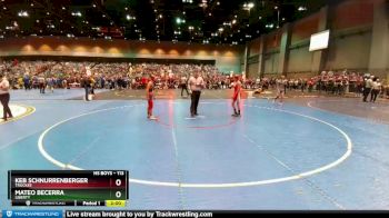 113 lbs Champ. Round 2 - Keb Schnurrenberger, Truckee vs Mateo Becerra, Liberty