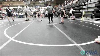 75-83 lbs Consolation - Ayden Barnard, ARDMORE TAKEDOWN CLUB vs Asher Jordan, Carl Albert