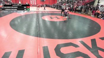 165 lbs Champ. Round 2 - Maximus Delgado, YORKVILLE (HS) vs Jordan Fincher, Columbia (HICKMAN) (MO)