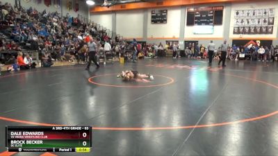 63 lbs Semifinal - Brock Becker, DC Elite vs Dale Edwards, VS Viking Wrestling Club