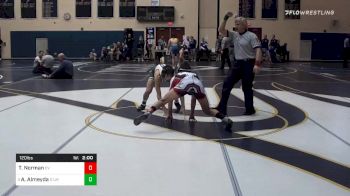 120 lbs Prelims - Travis Norman, Delaware Valley vs Alex Almeyda, St. Joseph Regional