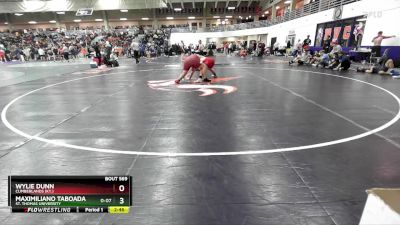 285 lbs Cons. Round 2 - Wylie Dunn, Cumberlands (Ky.) vs Maximiliano Taboada, St. Thomas University