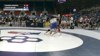 215 lbs 7th Place Match - Maximus Konopka, Connecticut vs Carter Brown, Missouri
