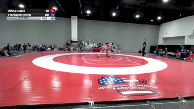 215 lbs Lucas Nance, Illinois Freestyle vs Tyler Meeuwsen, Team Michigan - Red