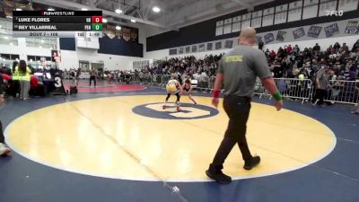 106 lbs Champ. Round 1 - Luke Flores, Huntington Beach vs Rey Villarreal, Peninsula