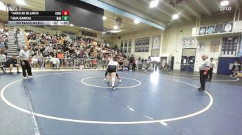 155 lbs 1st Place Match - Natalie Blanco, Chino vs Eva Garcia, Marina