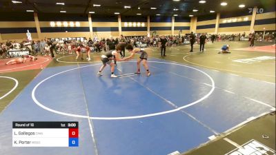 150 kg Round Of 16 - Louis Gallegos, Cimarron Bad Boys vs Kaleb Porter, Mogollon