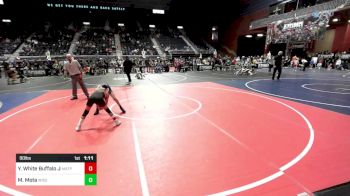 90 lbs Rr Rnd 3 - Yates White Buffalo Jr, Matpac Wrestling ND vs Manuel Mota, Widefield WC