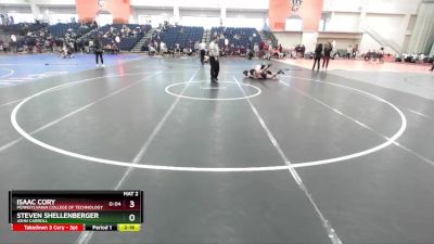 184 lbs Quarterfinal - Isaac Cory, Pennsylvania College Of Technology vs Steven Shellenberger, John Carroll