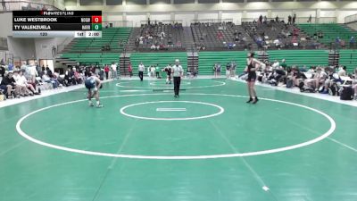 120 lbs Round 1 (16 Team) - Ty Valenzuela, Harrison vs Luke Westbrook, North Gwinnett