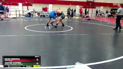 197 lbs Semifinal - Hunter Hammer, Umpqua Community College vs Devin Freeman, Unattached