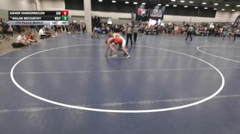 190 lbs 7th Place Match - Nolan McCarthy, Wyoming Seminary College Preparatory High School Wrestling vs Asher VanDerMolen, St. Charles WC