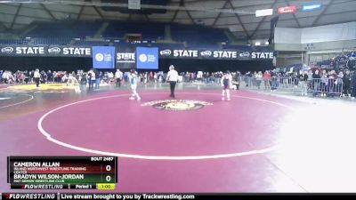 86 lbs Cons. Round 6 - Cameron Allan, Inland Northwest Wrestling Training Center vs Bradyn Wilson-Jordan, Mat Demon Wrestling Club