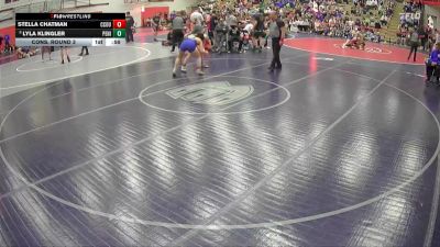 140 lbs Cons. Round 3 - Stella Chatman, Crook County vs Lyla Klingler, Peninsula