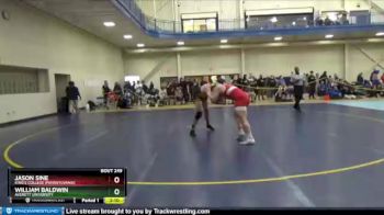 197 lbs Cons. Round 4 - William Baldwin, Averett University vs Jason Sine, King`s College (Pennsylvania)