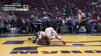 139 lbs 5th Place - Hayden Yacoviello-Andrus, Bermudian Springs vs Drake McClure, Bentworth