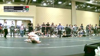 132 lbs Consi Of 32 #2 - Gage Nielson, Canyon View HS vs Ezro Orozco, Murrieta Mesa Hs