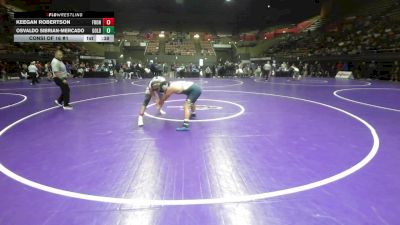 177 lbs Consi Of 16 #1 - Keegan Robertson, Frontier vs Osvaldo Sibrian-Mercado, Golden Valley (Bakersfield)