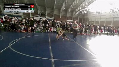 44 lbs Cons. Round 2 - Brantley McQueen, Cougars Wrestling Club vs Dawson Eldred, Shootbox Wrestling Club