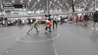 175 lbs Quarterfinals (8 Team) - Dominic Blue, Team Shutt B Team vs Mason Wagner, Steller Trained Cad Bane