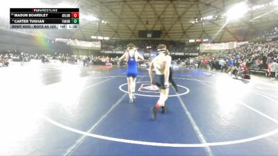 Boys 4A 120 lbs Champ. Round 1 - Mason Boardley, Arlington vs Carter Tughan, Tahoma