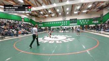 132 lbs Cons. Round 2 - Ash Cooper, Pinedale vs Dino De La Cruz, Lovell