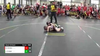 52 lbs Round 1 (6 Team) - Jacob Graber, The Funky Singlets Yellow vs Blake Winkie, Untouchables Black