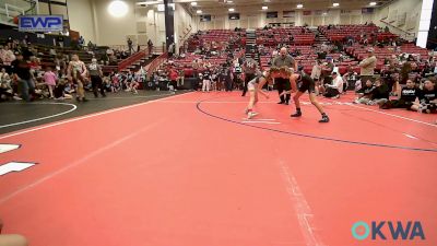 70 lbs Semifinal - Hanna Lollis, Sisters On The Mat Pink vs Kloe Routledge, Husky Girls