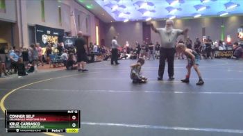 52 lbs Round 5 - Conner Self, Collinsville Wrestling Club vs Kruz Carrasco, Greater Heights Wrestling