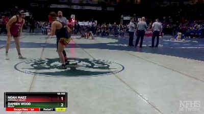 4A 145 lbs Quarterfinal - Damien Wood, Belen vs Noah Maez, Espanola Valley