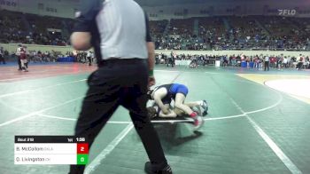 105 lbs Quarterfinal - Brooks McCollom, Oklahoma Wrestling Academy vs Quinn Livingston, Cascia Hall