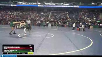 2 lbs Cons. Round 1 - Bailor Peebles, Ayden - Grifton vs Brandon Davidson, Bunn