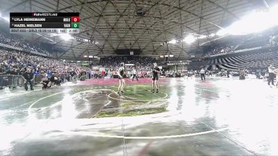 Girls 1B/2B/1A 130 Quarterfinal - Lyla Heinemann, Medical Lake (Girls) vs Hazel Nielsen, Vashon Island (Girls)