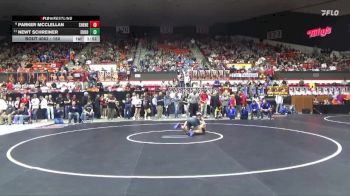 150 lbs Champ. Round 1 - Newt Schreiner, Eudora Hs vs Parker McClellan, Cheney