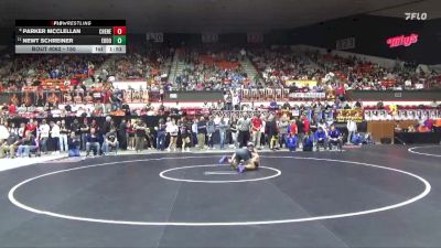 150 lbs Champ. Round 1 - Newt Schreiner, Eudora Hs vs Parker McClellan, Cheney