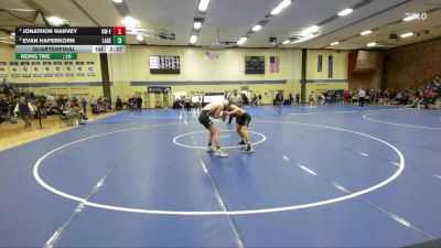 165 lbs Quarterfinal - Jonathon Harvey, Wisconsin-Eau Claire vs Evan Haferkorn, Lakeland