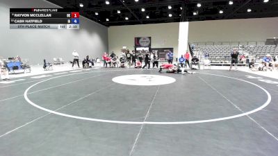 144 lbs 5th Place Match - Rayvon McClellan, OK vs Cash Hatfield, IA