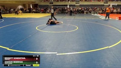 68 lbs Champ. Round 1 - Dawson Beierman, Sauk Rapids vs Bennett Sonenstahl, Staples