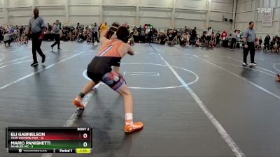 120 lbs Round 1 (6 Team) - Eli Gabrielson, Team Diamond Fish vs Mario Panighetti, Rambler WC