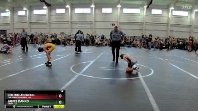 88 lbs Round 1 (10 Team) - Colton Aberegg, The Wrestling Mill vs James Danko, SHWA