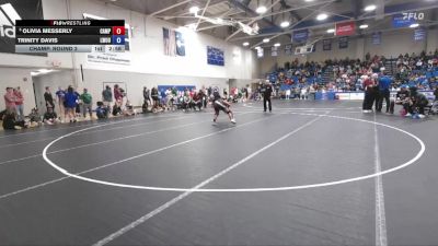 131 lbs Champ. Round 2 - Olivia Messerly, Campbellsville University vs Trinity Davis, Lindsey Wilson Unattached