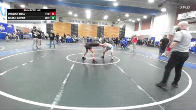 113 lbs Cons. Round 2 - Julian Lopez, Arroyo (El Monte) vs Deegan Bell, Etiwanda