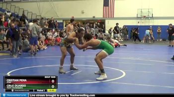 152 lbs Cons. Round 7 - Cruz Duardo, Team Jackrabbits vs Cristian Pena, Cchs